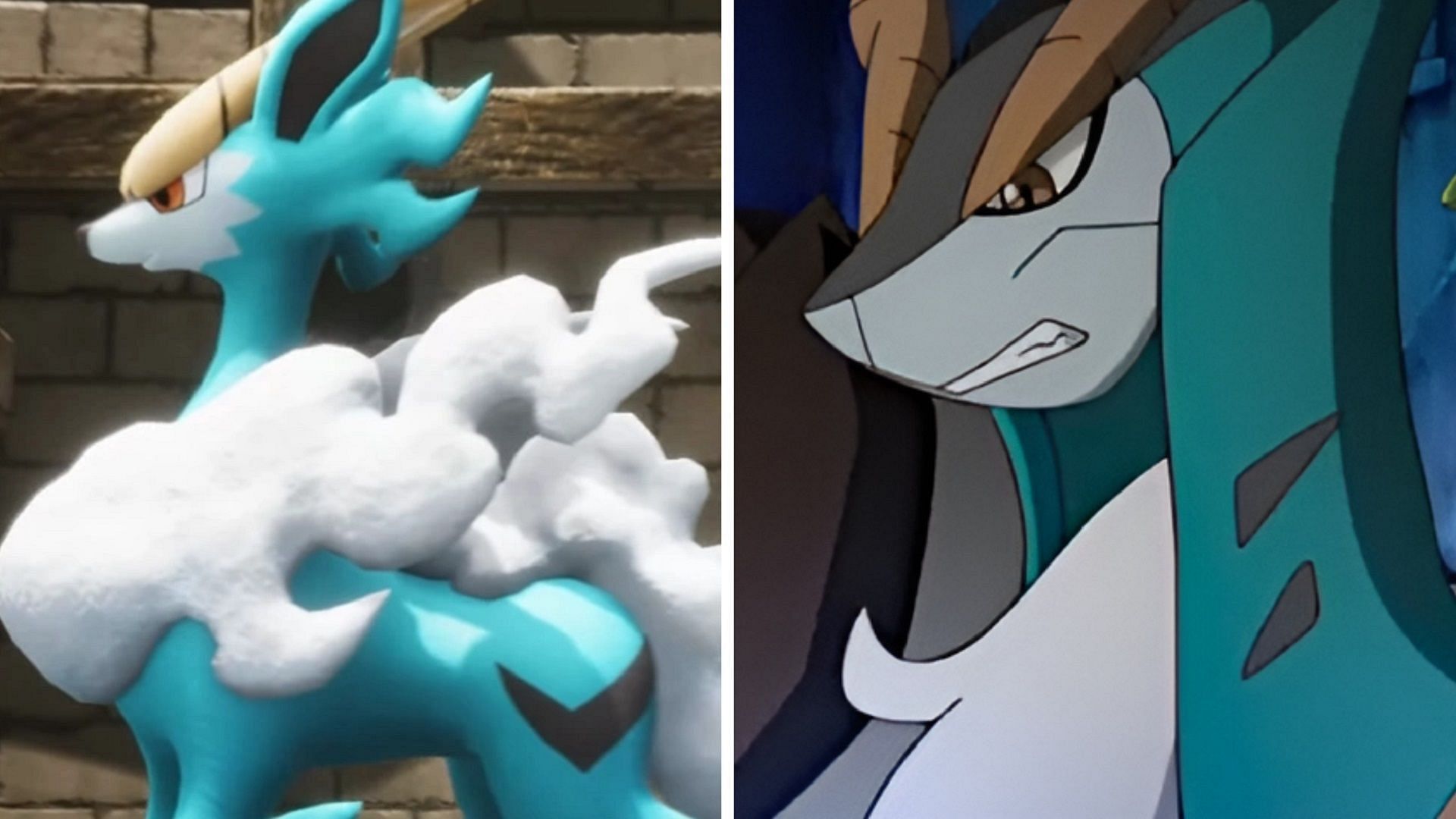 Fenglope's Palworld Pal design is incredibly reminiscent of the Pokemon Cobalion (Image via Pocketpair/The Pokemon Company)